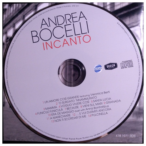 ANDREA BOCELLI - INCANTO | CD