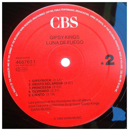 GIPSY KINGS - LUNA DE FUEGO | VINILO USADO