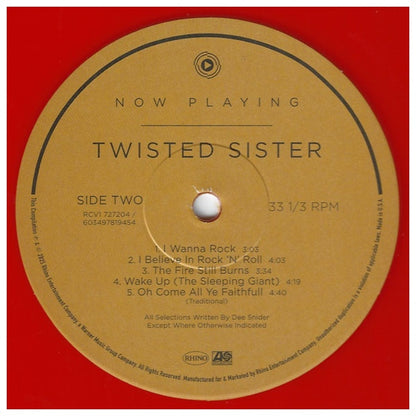 TWISTED SISTER - NOW PLAYING: HITS (ORANGE VINYL) | VINILO