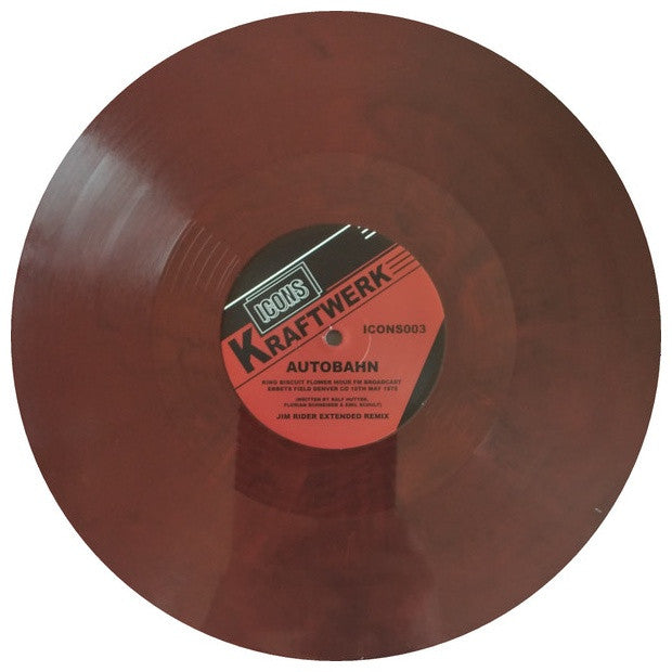 KRAFTWERK - AUTOBAHN GIN READER REMIX (12" MAXI SINGLE) (RED VINYL) | 12" MAXI SINGLE VINILO