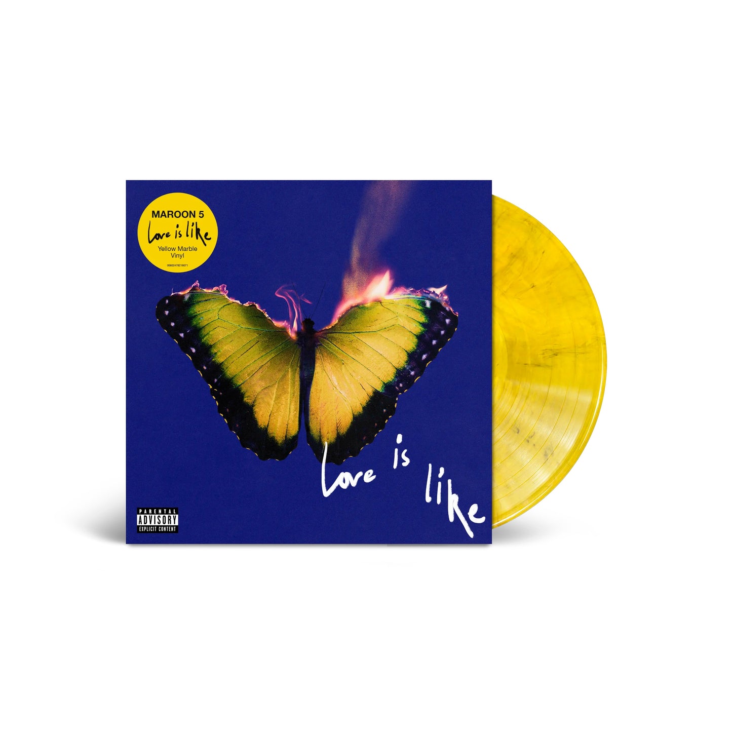MAROON 5 - LOVE IS LIKE (YELLOW MARBLED VINYL) | VINILO