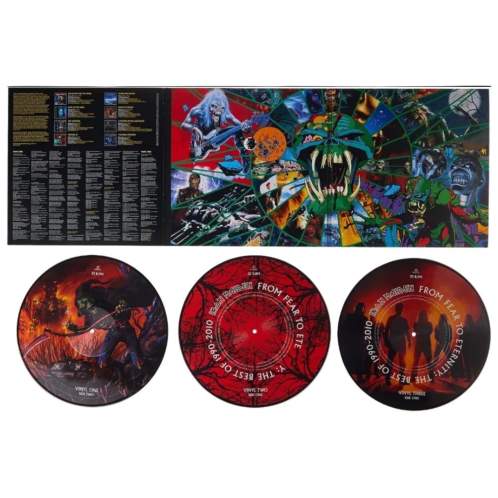 IRON MAIDEN - FROM FEAR TO ETERNITY BEST OF 1990-2010 (PICTURE DISC) (3LP) | VINILO