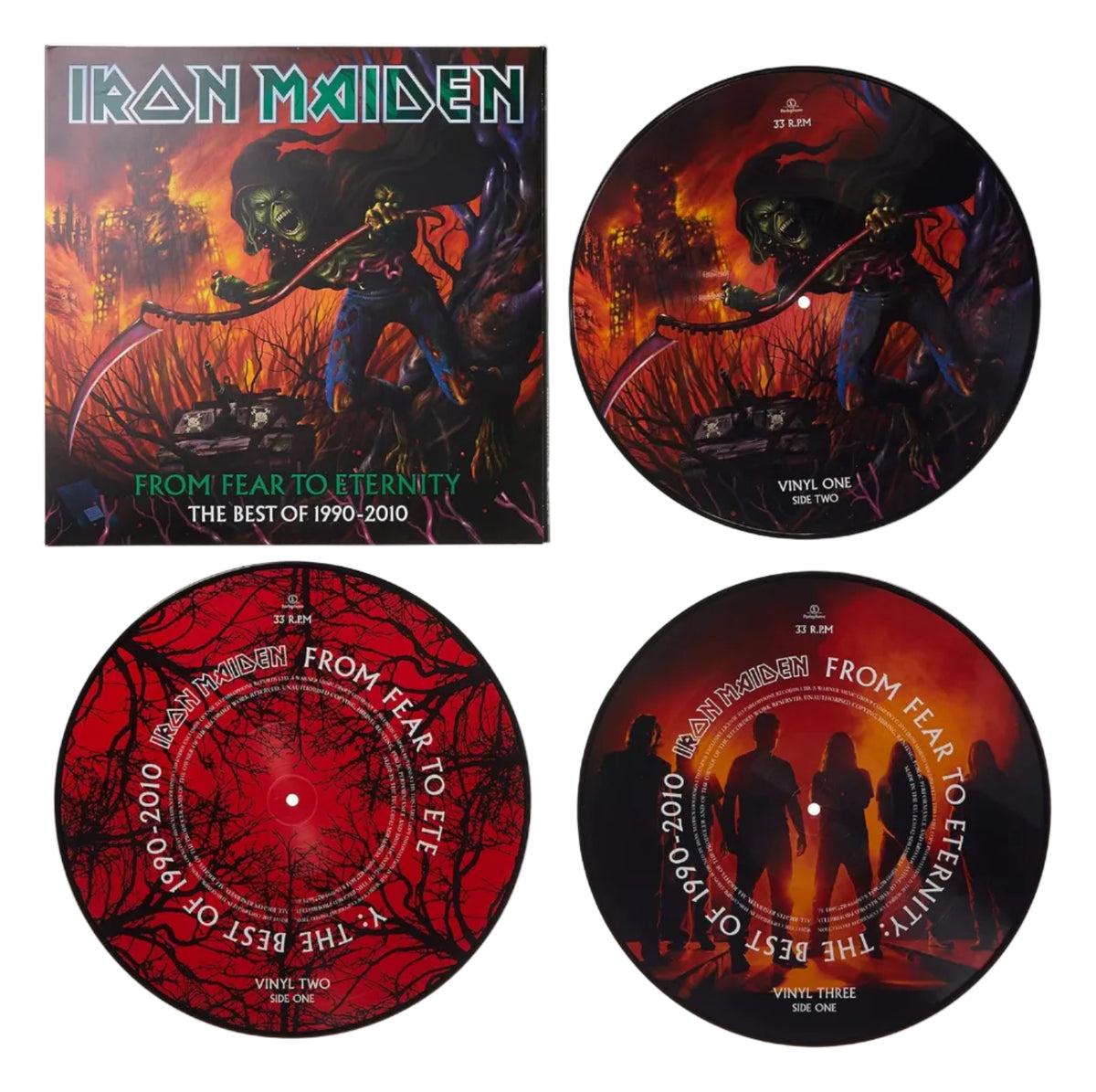 IRON MAIDEN - FROM FEAR TO ETERNITY BEST OF 1990-2010 (PICTURE DISC) (3LP) | VINILO