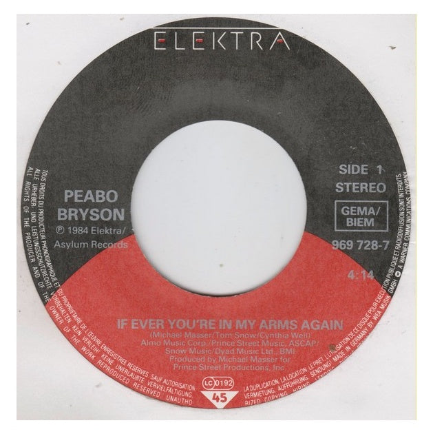 PEABO BRYSON - IF EVER YOU'RE IN MY DREAMS AGAIN | 7" SINGLE USADO