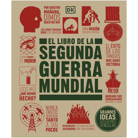 EL LIBRO DE LA SEGUNDA GUERRA MUNDIAL (TAPA DURA) - VV. AA. | LIBRO