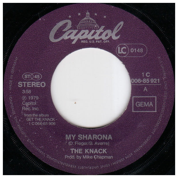KNACK - MY SHARONA | 7" SINGLE USADO