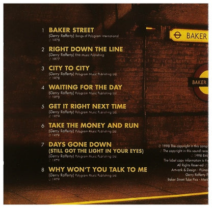 GERRY RAFFERTY  - BAKER STREET THE BEST OF | CD