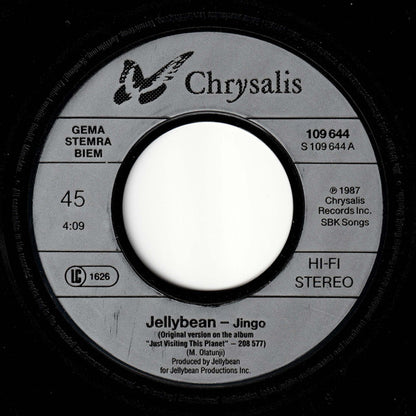 JELLYBEAN - JINGO/JINGO 26TH STREET MIX | 7" SINGLE USADO
