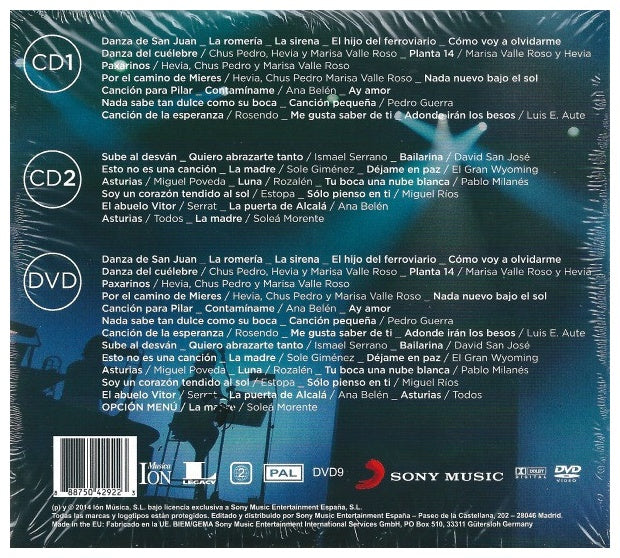 VICTOR MANUEL - 50 ANOS NO ES NADA (2CD+DVD) | CD