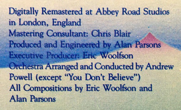 ALAN PARSONS PROJECT - THE BEST OF | VINILO USADO