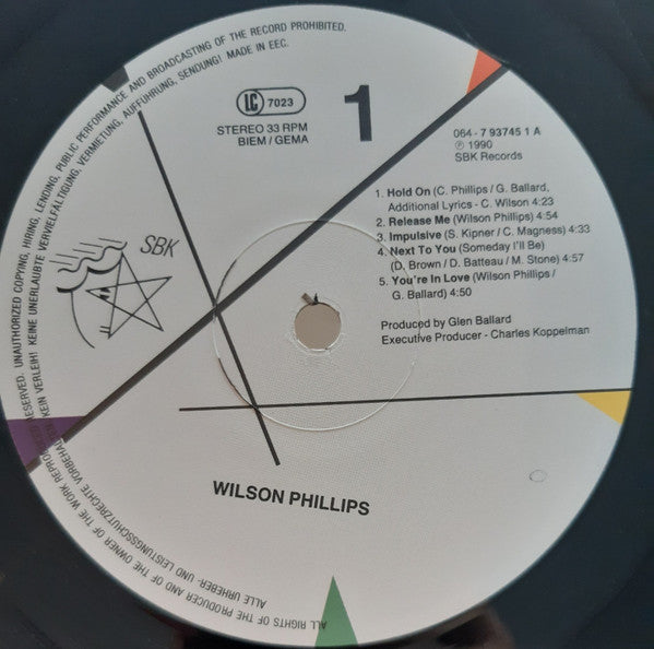 WILSON PHILLIPS - WILSON PHILLIPS | VINILO USADO