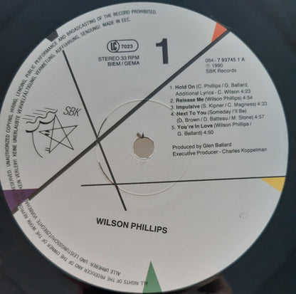 WILSON PHILLIPS - WILSON PHILLIPS | VINILO USADO