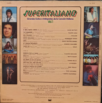 SUPERITALIANO - GRANDES EXITOS DE LA CANCION ITALIANA VOL.1 | VINILO USADO