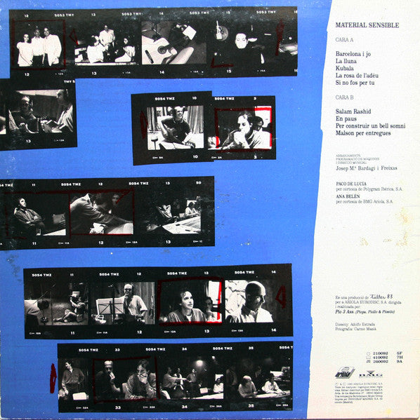JOAN MANUEL SERRAT - MATERIAL SENSIBLE | VINILO USADO