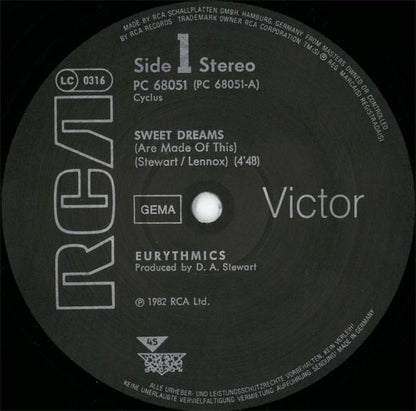 EURYTHMICS - SWEET DREAMS (ARE MADE OF THIS) | 12'' MAXI SINGLE USADO