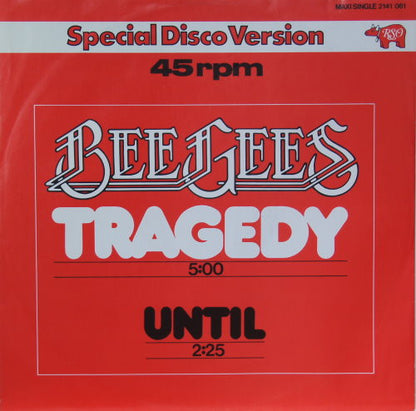 BEE GEES - TRAGEDY | 12'' MAXI SINGLE USADO