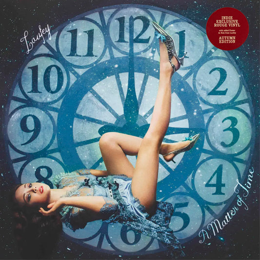 LAUFEY - A MATTER OF TIME (INDIE EXCLUSIVE AUTUMN EDITION) (ROUGE VINYL)(WITH BONUS 7" VINYL) (PHOTO CARD)
