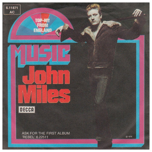 JOHN MILES - MUSIC | 7" SINGLE USADO
