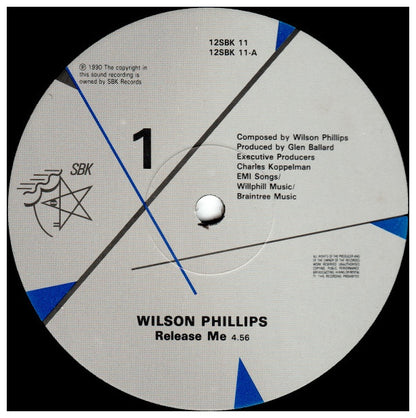WILSON PHILLIPS - RELEASE ME | 12" MAXI SINGLE VINILO USADO