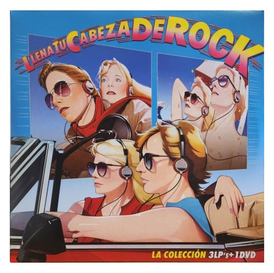 LLENA TU CABEZA DE ROCK - VARIOS ARTISTAS (3LP+DVD) (GERMANY) | VINILO