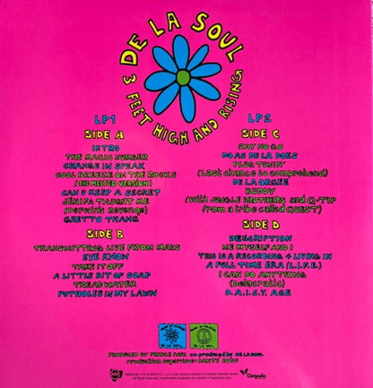 DE LA SOUL - 3 FEET HIGH AND RISING (2LP) (180 GRS) | VINILO