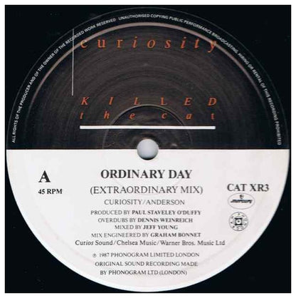 CURIOSITY KILLED THE CAT - ORDINARY DAY | 12" MAXI SINGLE VINILO USADO