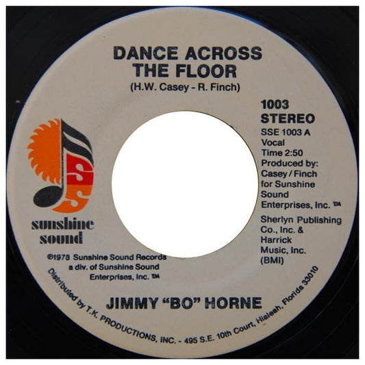 JIMMY "BO" HORNE - DANCE ACROSS THE FLOOR | 7" SINGLE USADO