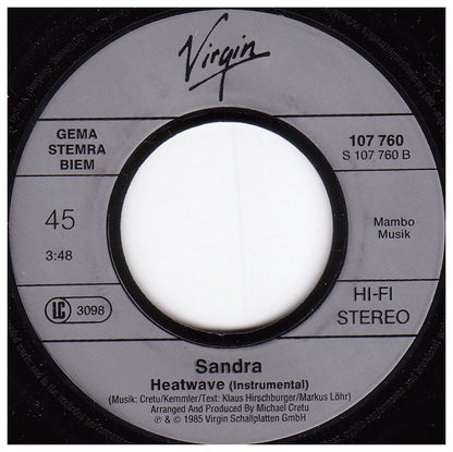 SANDRA - IN THE HEAT OF THE NIGHT | 7" SINGLE USADO