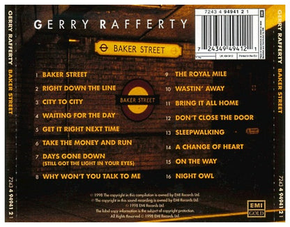 GERRY RAFFERTY  - BAKER STREET THE BEST OF | CD
