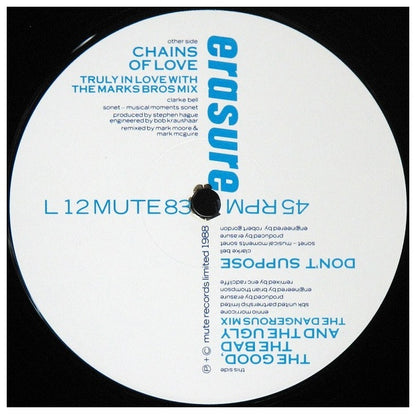 ERASURE - CHAINS OF LOVE | 12" MAXI SINGLE VINILO USADO
