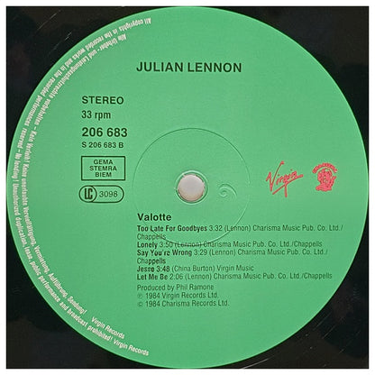 JULIAN LENNON - VALOTTE | VINILO USADO