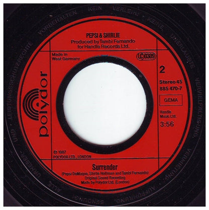 PEPSI & SHIRLIE - HEARTACHE | 7" SINGLE USADO