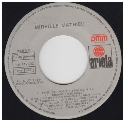 MIREILLE MATHIEU - EMBRUJO | 7" SINGLE USADO
