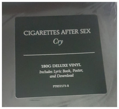 CIGARETTES AFTER SEX - CRY DELUXE BOOK POSTER | VINILO