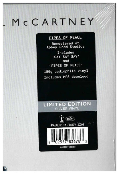 PAUL McCARTNEY - PIPES OF PEACE (SYLVER VINYL) | VINILO