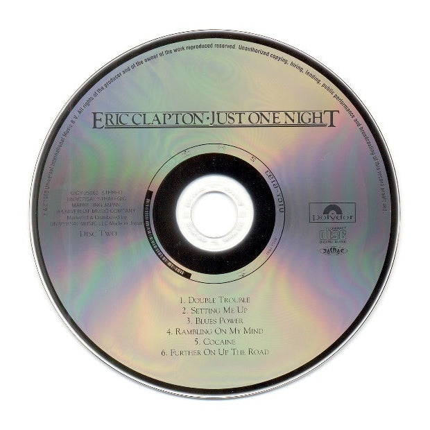 ERIC CLAPTON - JUST ONE NIGHT (2CD) | CD