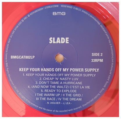 SLADE - KEEP YOUR HANDS OFF MY POWER SUPPLY (RSD)(RED VINYL) | VINILO