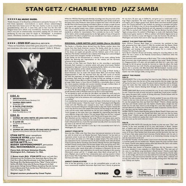 STAN GETZ - JAZZ SAMBA | VINILO