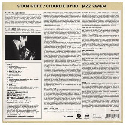 STAN GETZ - JAZZ SAMBA | VINILO