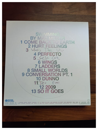 MAC MILLER - SWIMMING (2LP+POSTER A.O.) (MILKY CLEAR/HOT PINK/SKY BLUE MARBLE VINYL) | VINILO