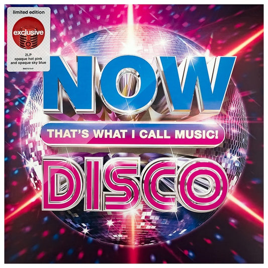 NOW THATS WHAT I CALL MUSIC! DISCO - DISCO (EXCLUSIVE) (2LP) (OPAQUE HOT PINK/SKY BLUE VINYL) | VINILO