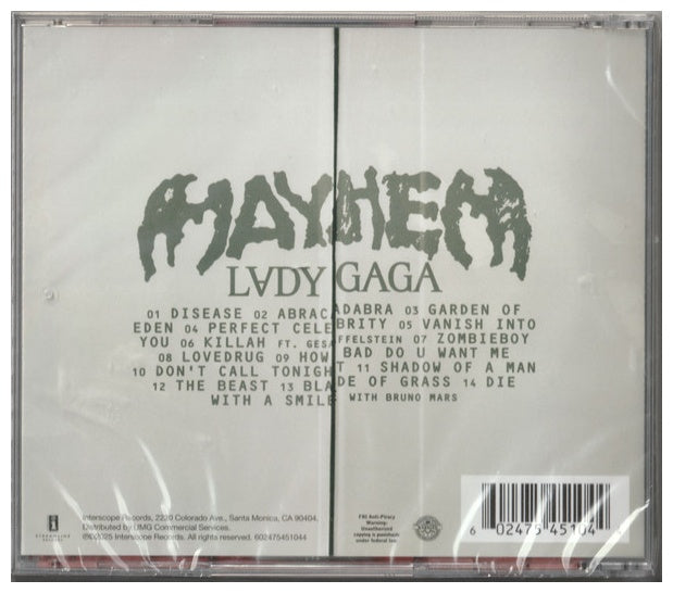 LADY GAGA - MAYHEM (2025) | CD