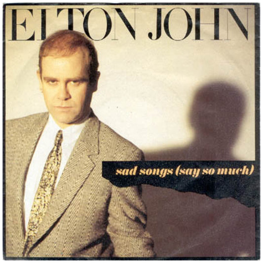 ELTON JOHN - SAD SONGS (SAY SO MUCH) (EXTENDED VERSION) | 12" MAXI SINGLE VINILO USADO