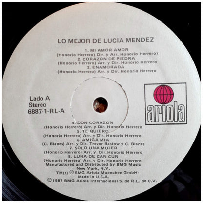 LUCIA MENDEZ - LO MEJOR | VINILO USADO