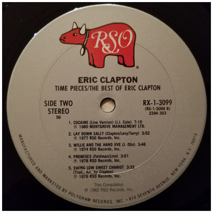 ERIC CLAPTON - TIME PIECES: THE BEST OF ERIC CLAPTON | VINILO USADO