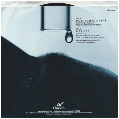 PAUL CARRACK - DON'T SHED A TEAR  | 7" SINGLE USADO