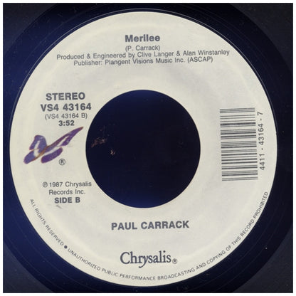 PAUL CARRACK - DON'T SHED A TEAR  | 7" SINGLE USADO