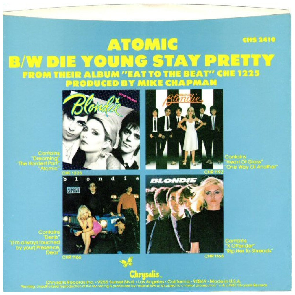BLONDIE - ATOMIC | 7" SINGLE USADO