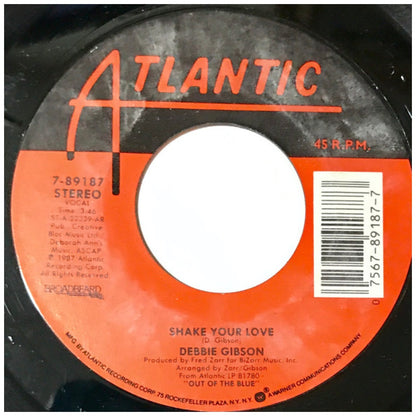 DEBBIE GIBSON - SHAKE YOUR LOVE | 7" SINGLE USADO