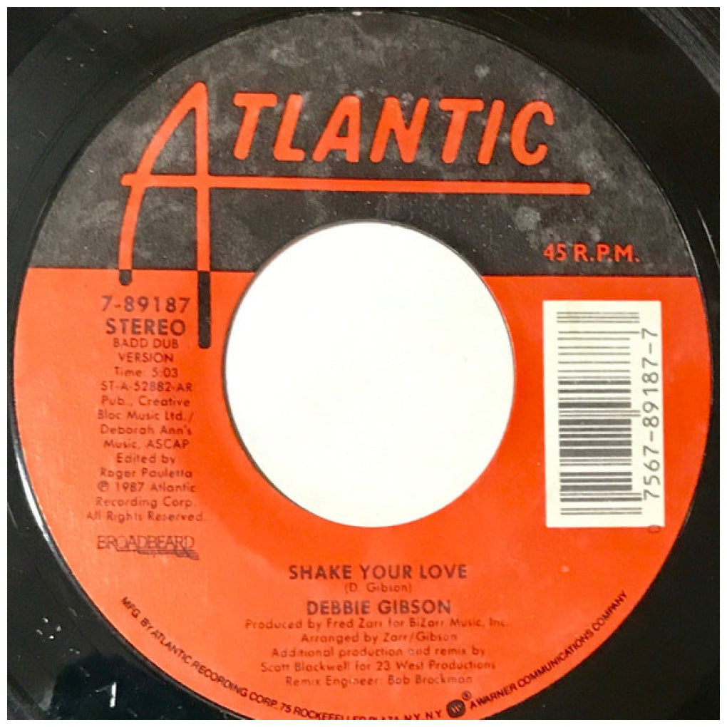 DEBBIE GIBSON - SHAKE YOUR LOVE | 7" SINGLE USADO